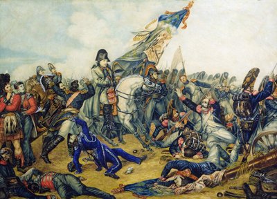 The Battle of Waterloo in 1815 by Charles Steiben